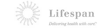 The company logo of GaitBetter's partner U.S rehabilitation center network, LifeSpan, is presented.
