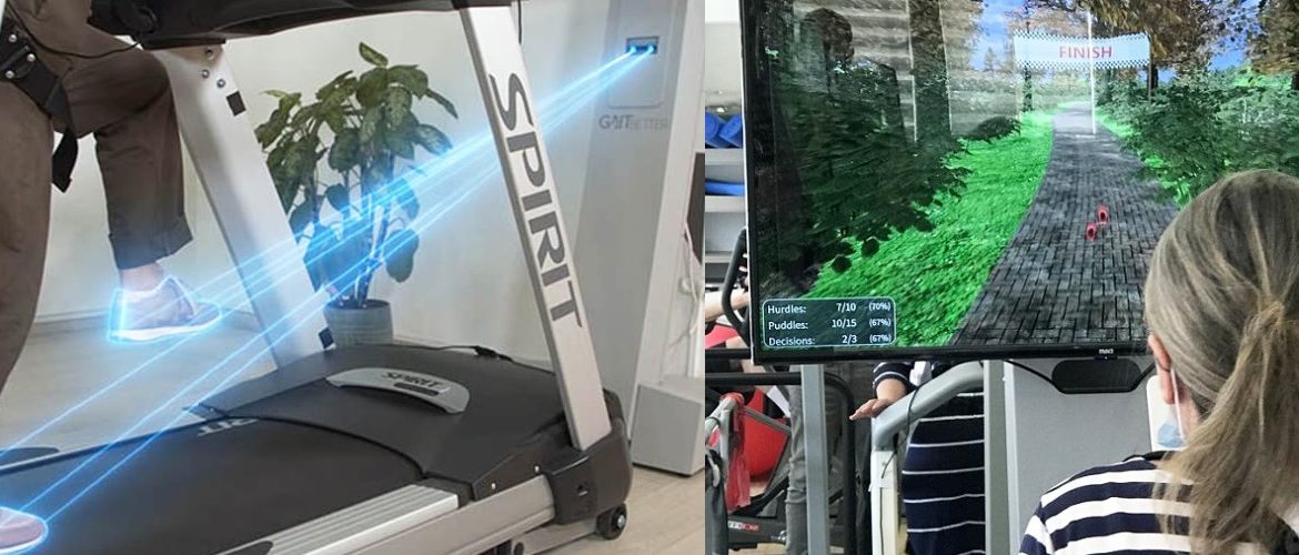 Gait Training VR treadmill